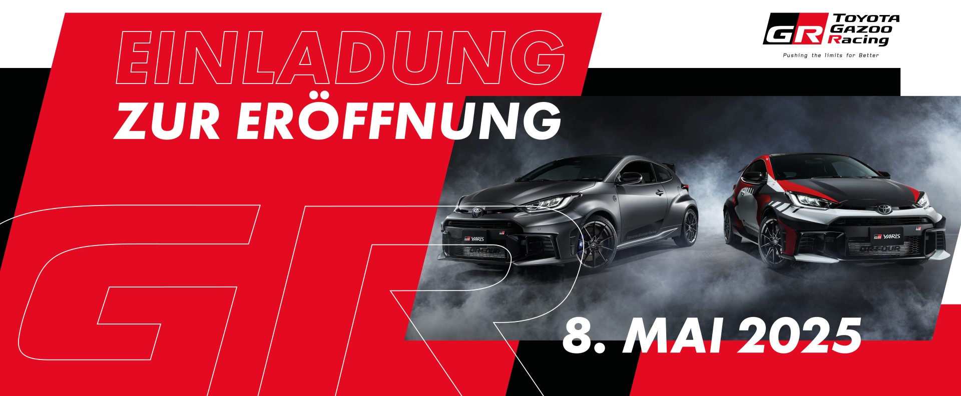 Einladung Eröffnung Gazoo Racing Showroom KEUSCH Wien