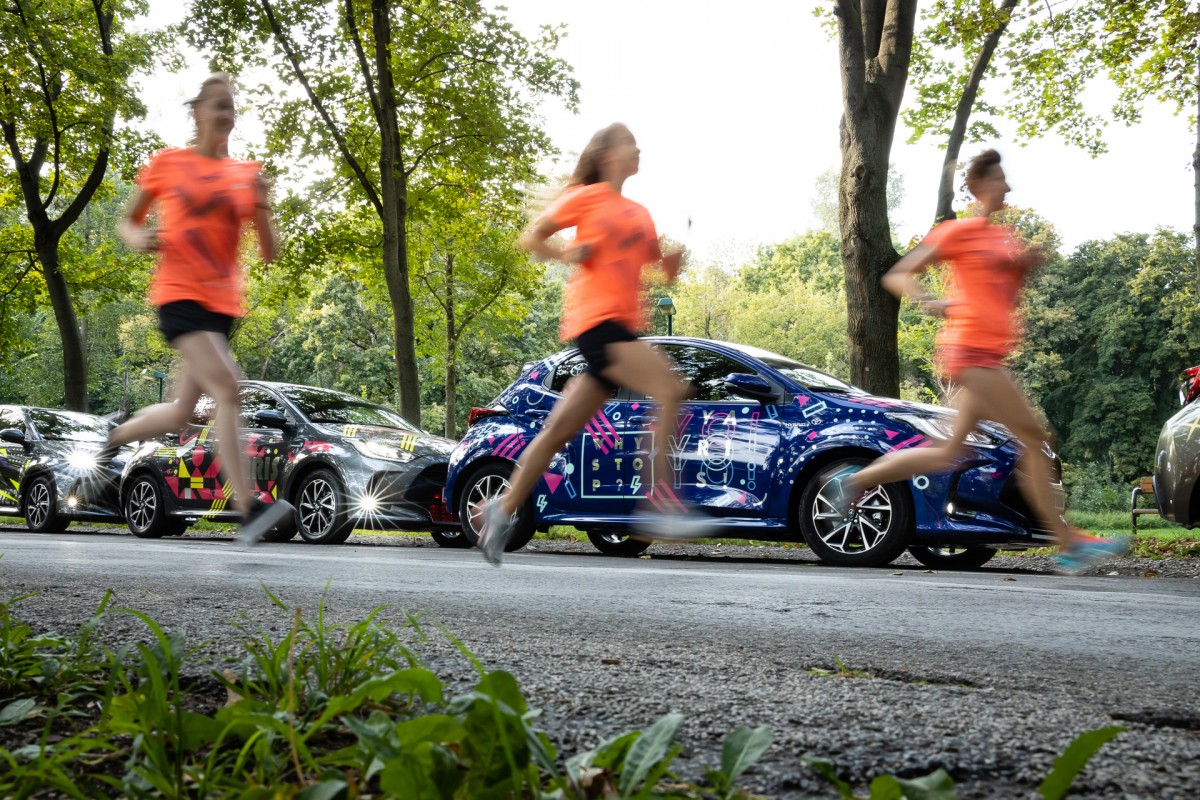 Frauenlauf und Toyota Yaris