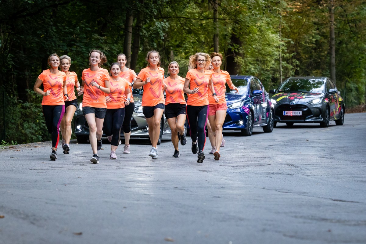 Frauenlauf und Toyota Yaris