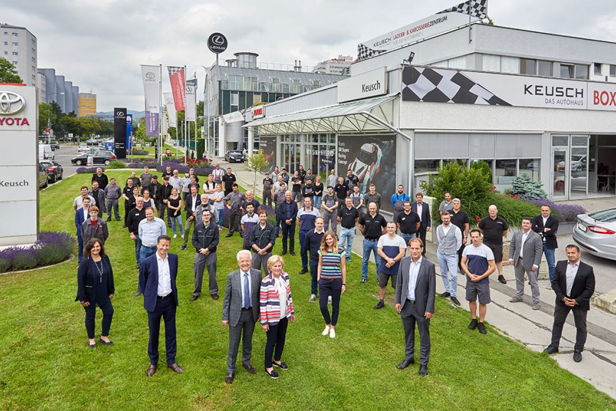 Das gesamt Team von Keusch in Wien