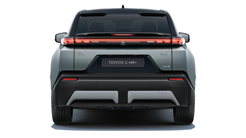Toyota C-HR + Heckansicht