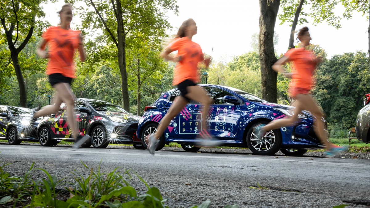 Frauenlauf und Toyota Yaris