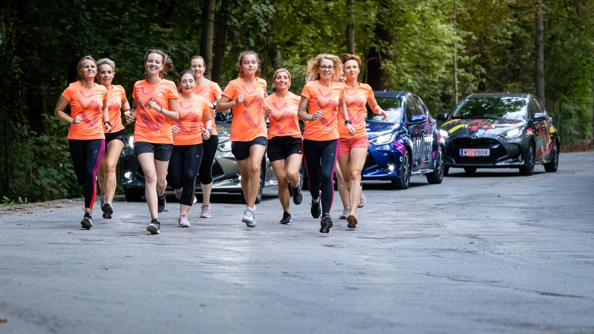 Frauenlauf und Toyota Yaris