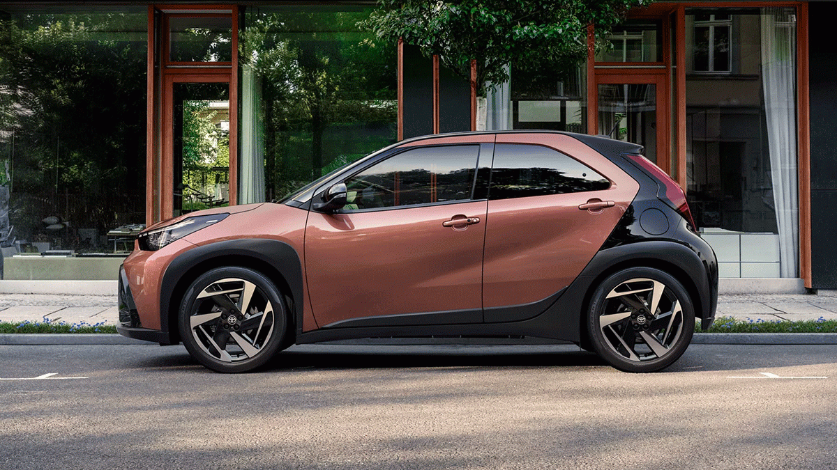 Toyota Aygo X Seitenansicht