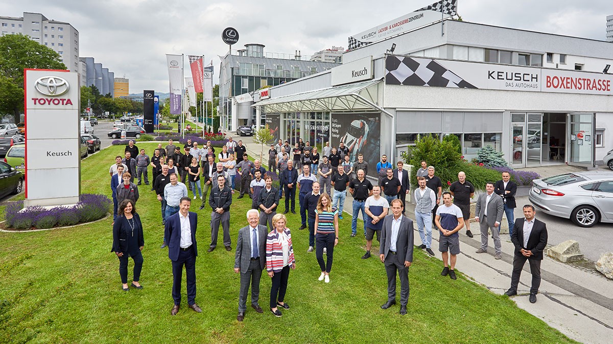 Das gesamt Team von Keusch in Wien