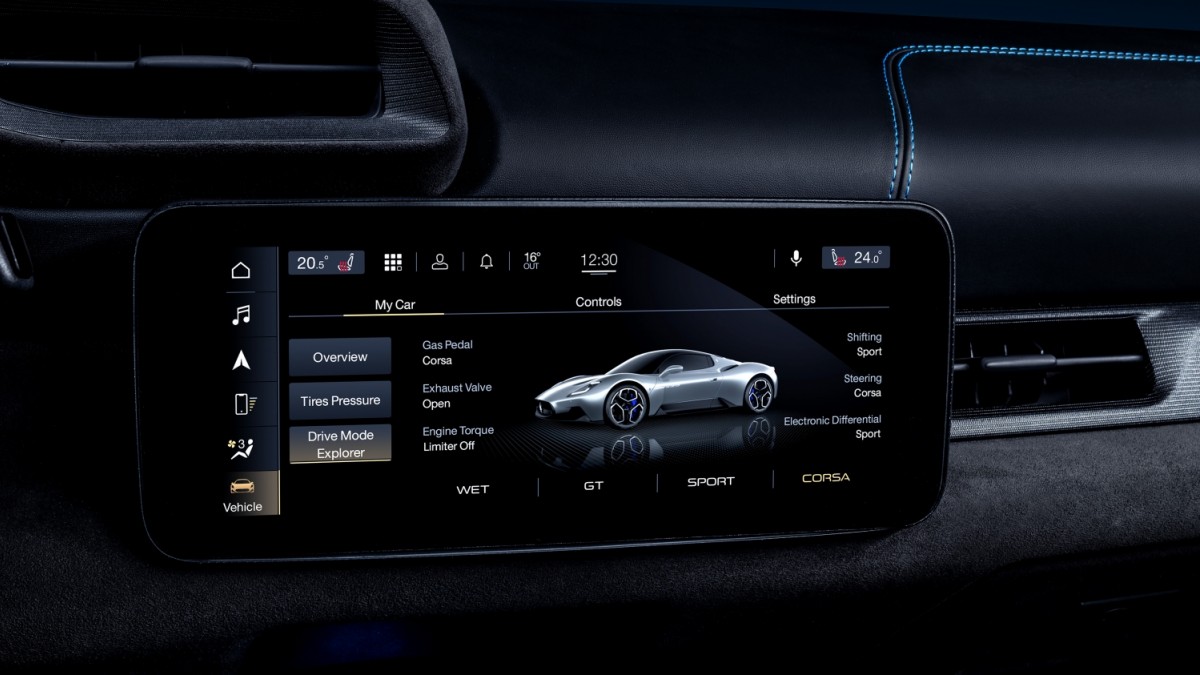 Maserati MC20 Display