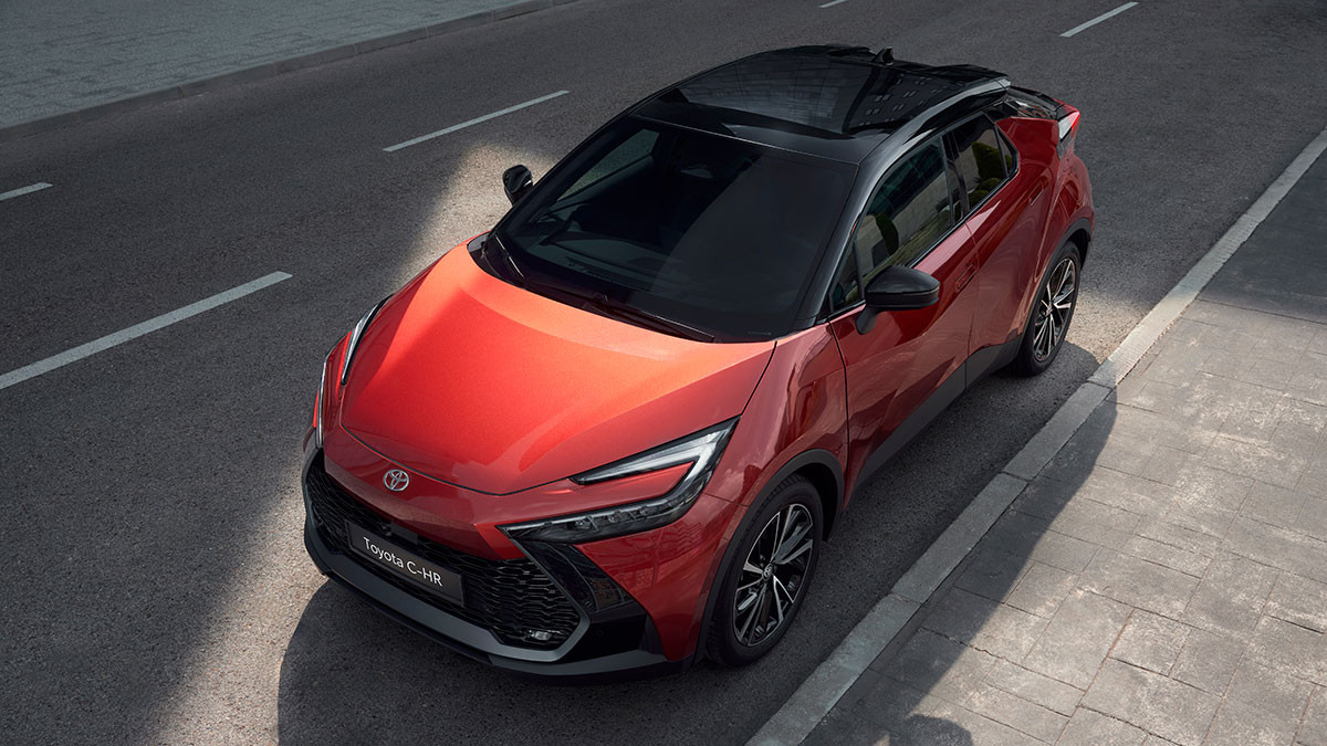Toyota C-HR Draufsicht