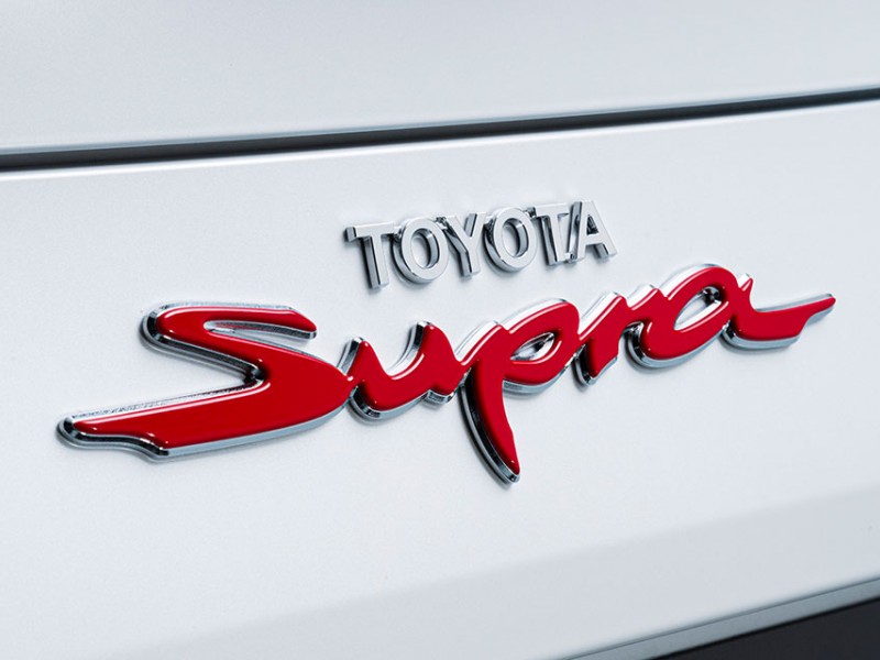 Toyota GR Supra Handschaltung Emblem